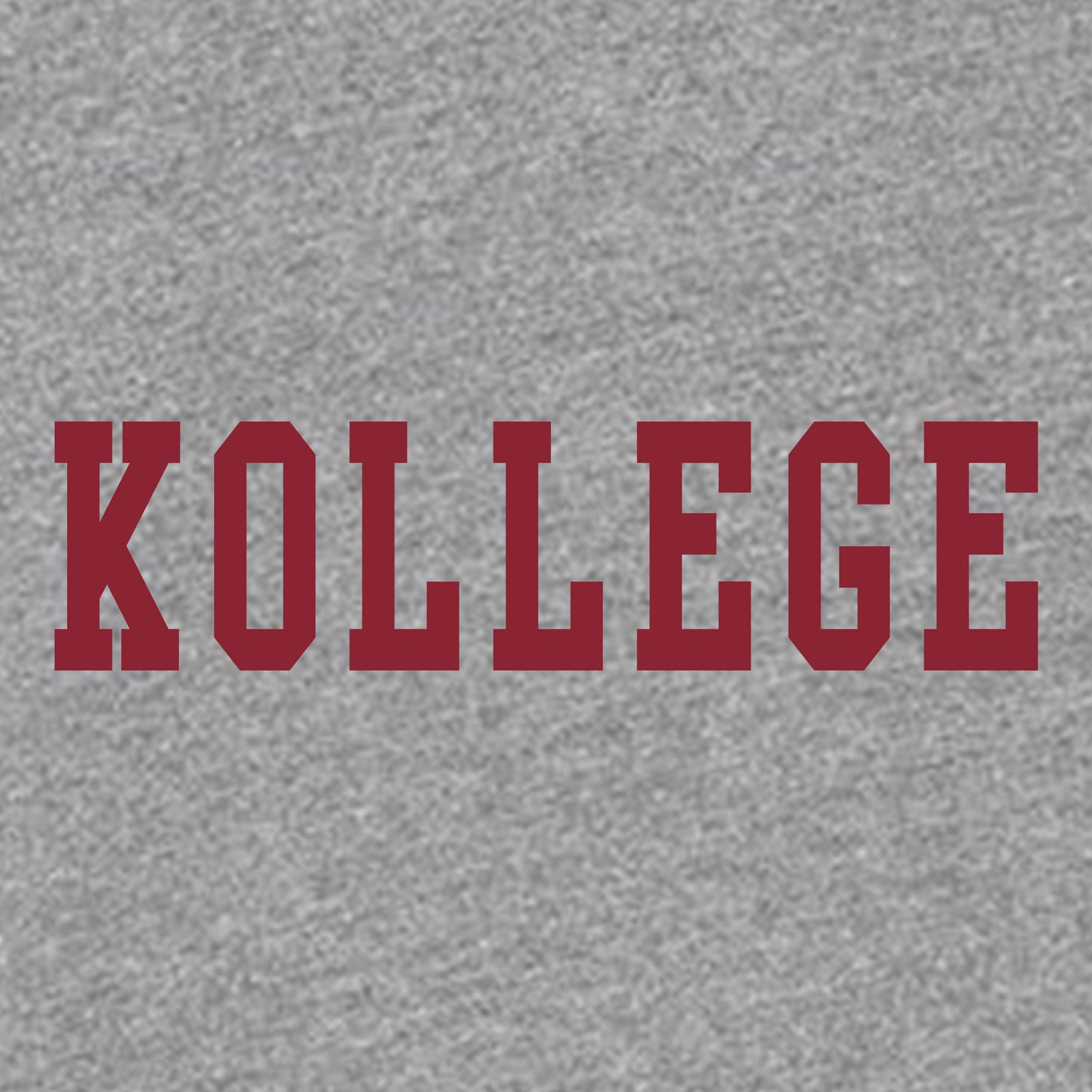 KOLLEGE - KK Dinkytown Klassic T-shirt - Heather Grey