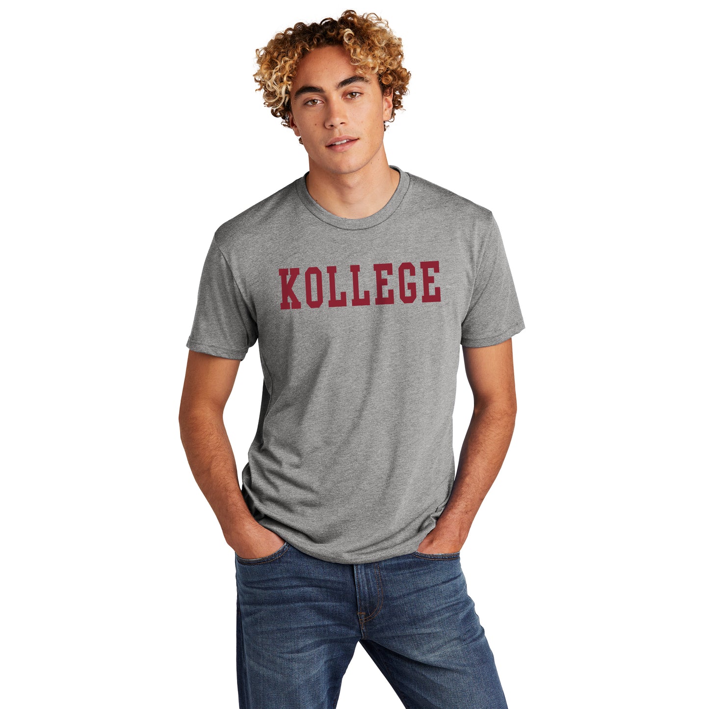 KOLLEGE - KK Dinkytown Klassic T-shirt - Heather Grey